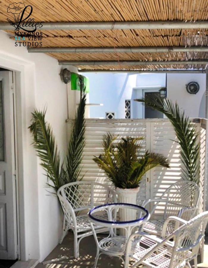 Lillies Mykonos Sea View Studios Tourlos Buitenkant foto
