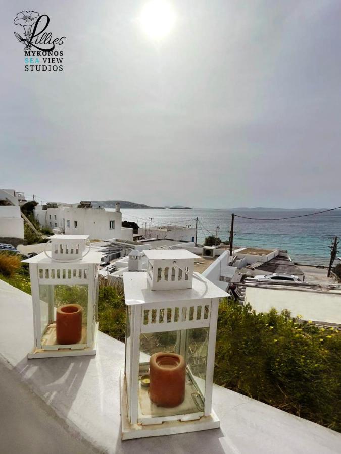 Lillies Mykonos Sea View Studios Tourlos Buitenkant foto