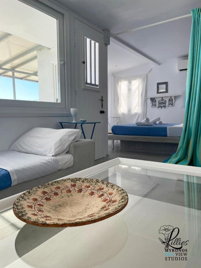 Lillies Mykonos Sea View Studios Tourlos Buitenkant foto